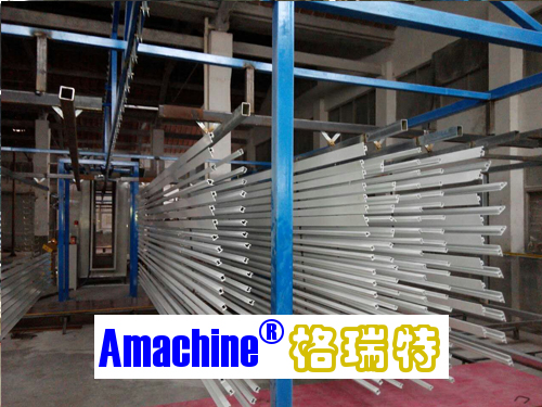 Automatic Powder Coating Line for Aluminum Profile